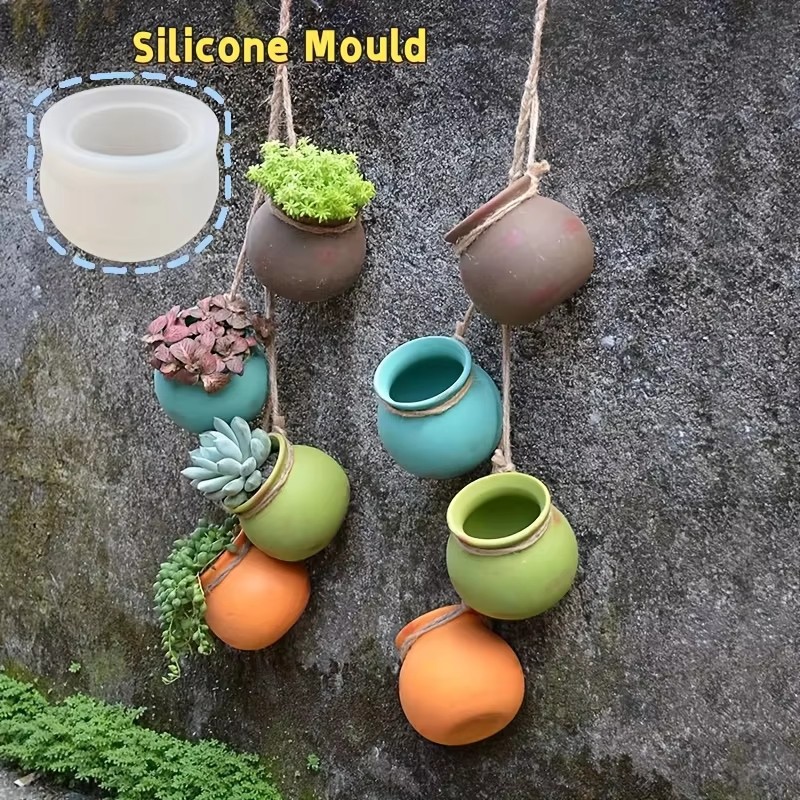 Candle Making Diy - Moldes de silicona para macetas, moldes