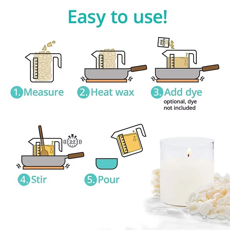 Cera de Soja Pura de 1 kg/500/ - Candle Making Uk reseña y precio