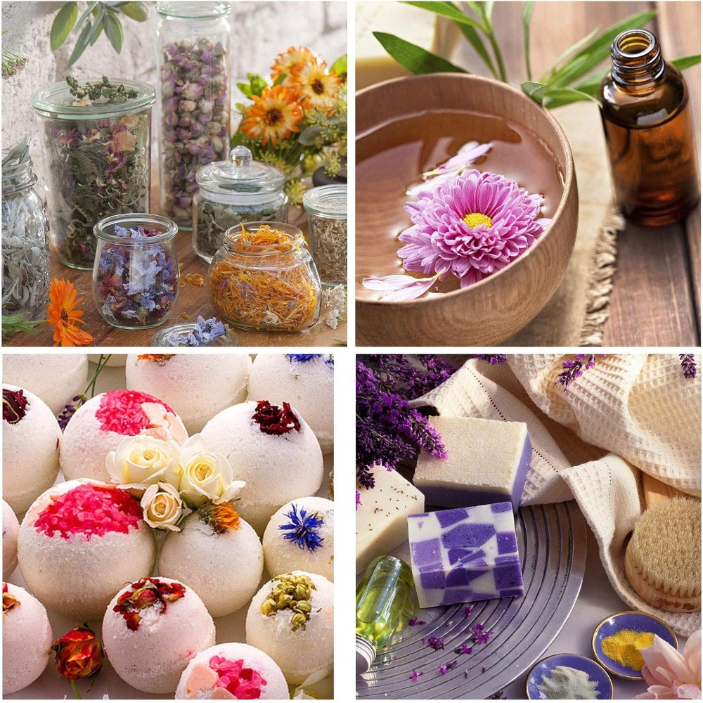 16 Bolsas de Flores Secas para - Candle Making Diy reseña y precio