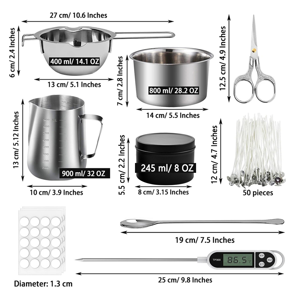 Glintmos Kit de fabricación de - Candle Making Diy reseña y precio