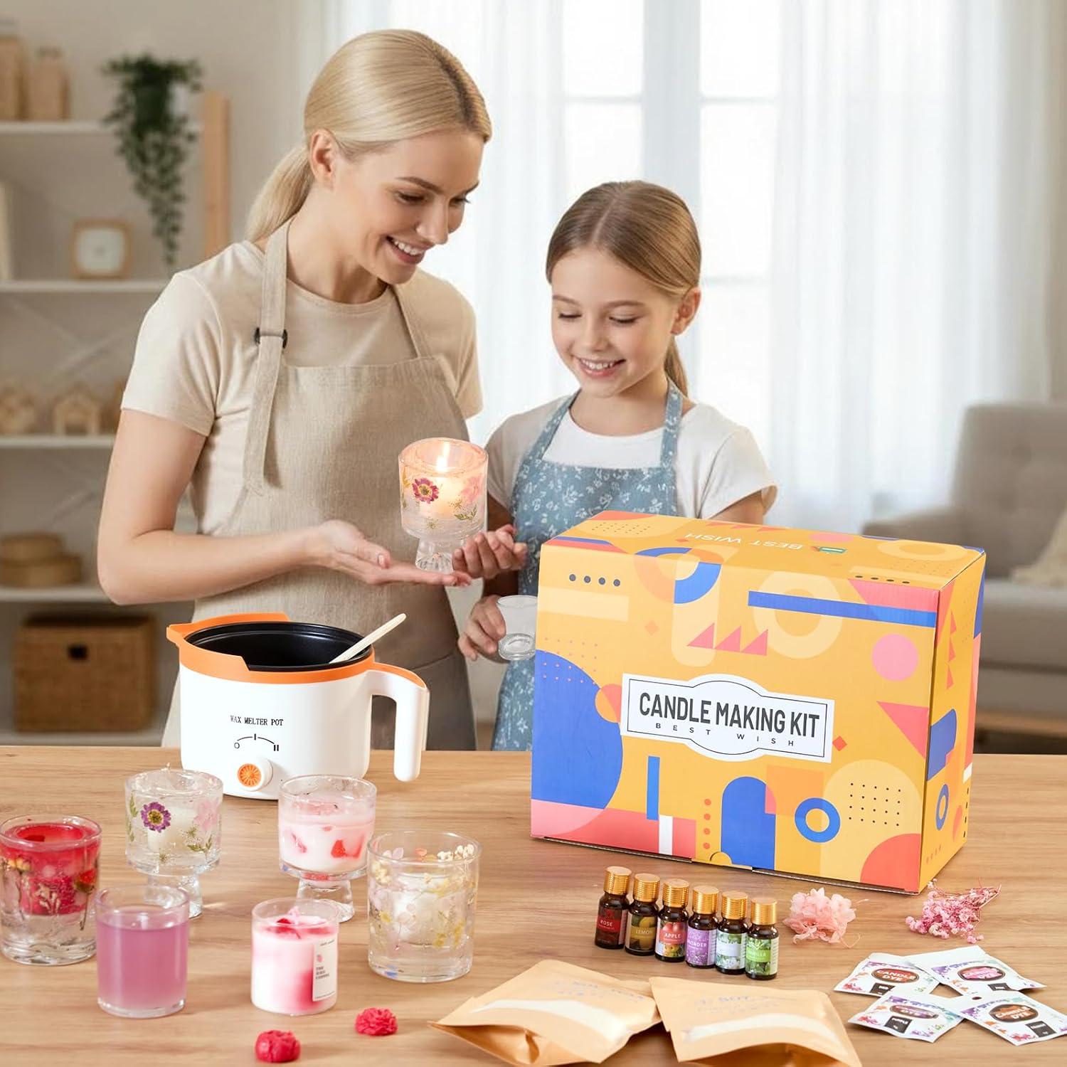 Kit 2 en 1 para Hacer Velas de - Candle Making Kit For Adults reseña y precio