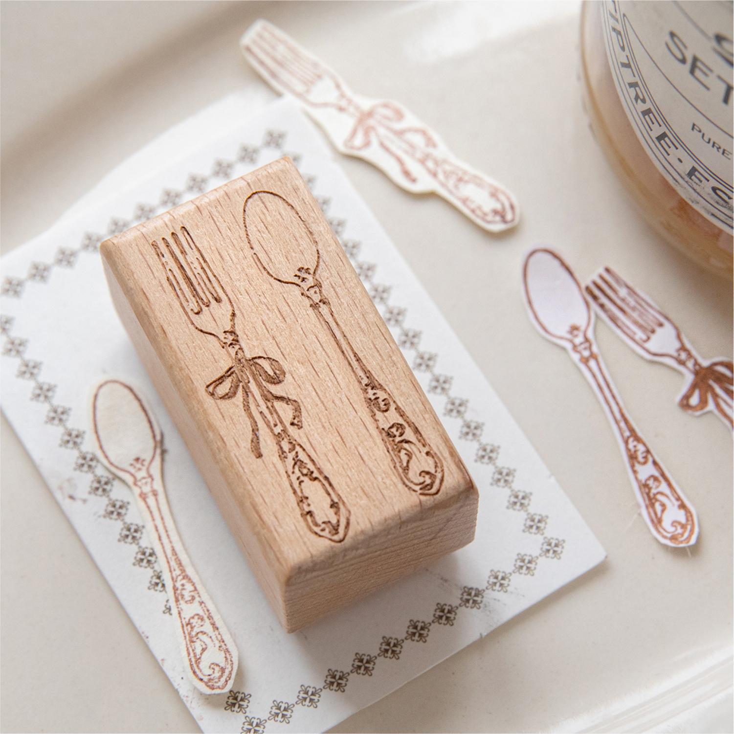 Sello de madera con diseño de  - Candle Making Uk reseña y precio